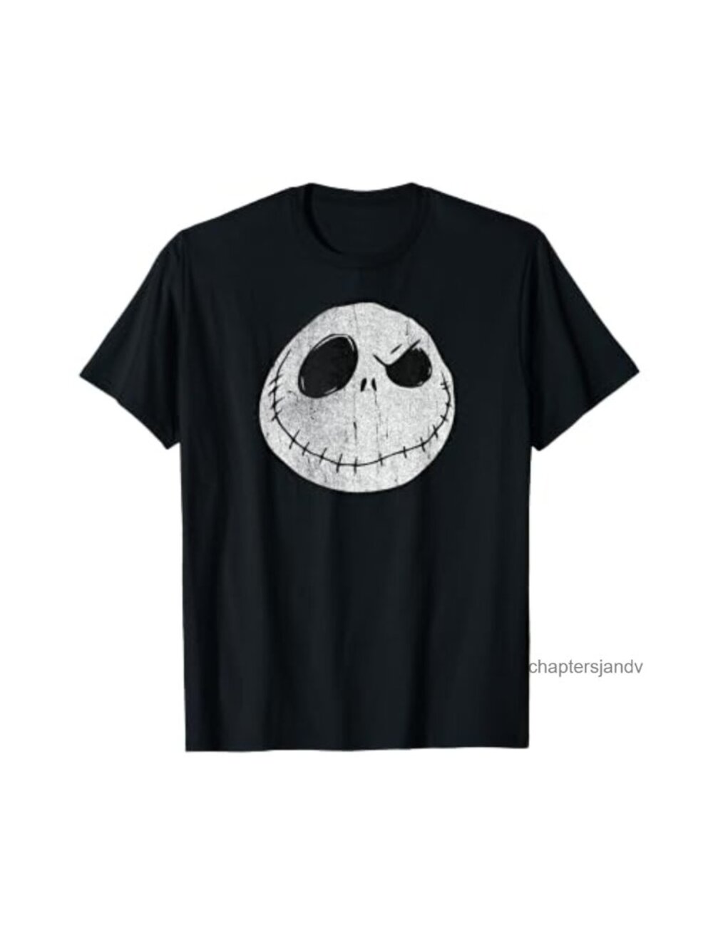 Disney Nightmare Before Christmas Jack Skellington Face T-Shirt